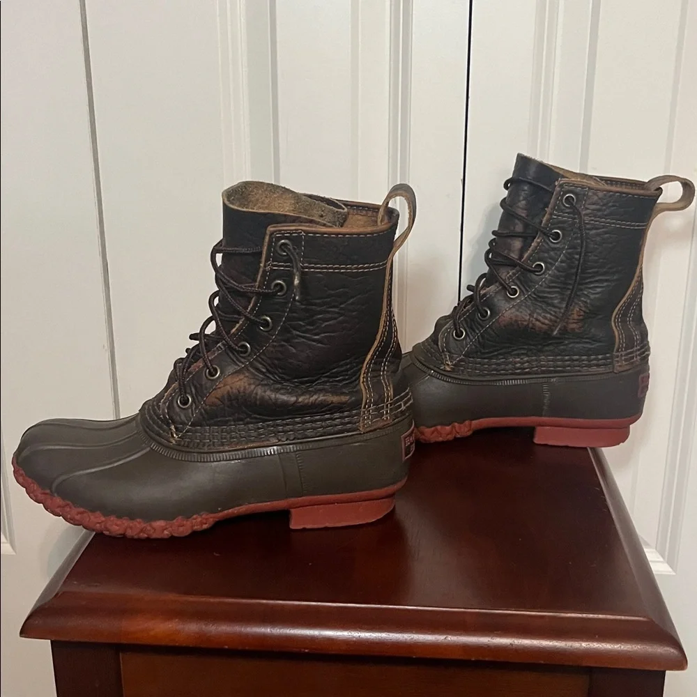 L.L. Bean Boots Duck Boots Bison 8